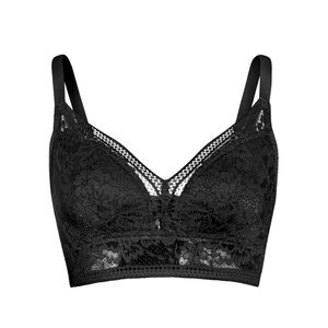 Knix Lace Longline Bra - Black - Size 2XL++ (fits 38F, 38G, 38H)
